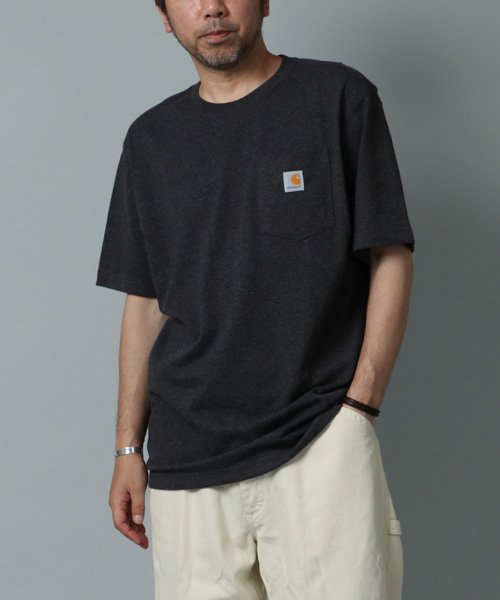 marukawa shonan(marukawa shonan)/【Carhartt/カーハート】ピスネーム半袖ポケットTシャツ/USサイズ アメカジ ワーク ミリタリー ストリート オーバーサイズ カジュアル ユニセックス/img11