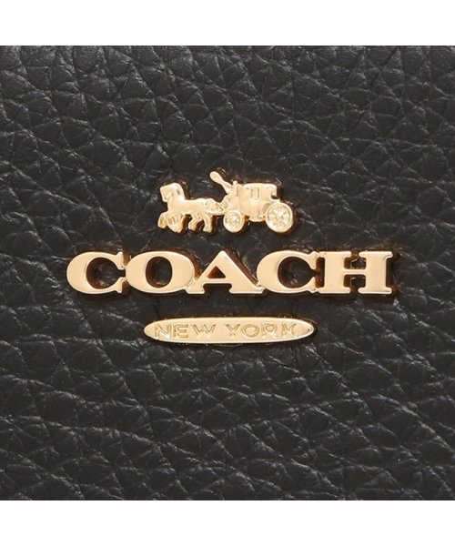 COACH(コーチ)/コーチ アウトレット 二つ折り財布 ブラック レディース COACH C4124 IMBLK/img06
