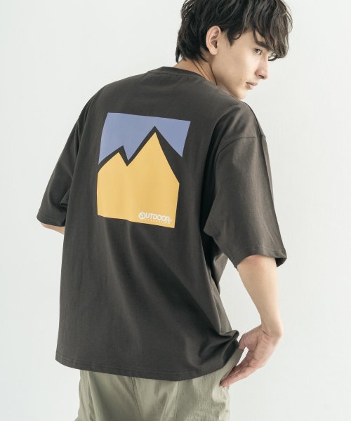 Rocky Monroe(ロッキーモンロー)/OUTDOOR PRODUCTS アウトドアプロダクツ プリントTEE 半袖Tシャツ メンズ レディース カジュアル ビッグシルエット ストリート 綿 コットン/img21