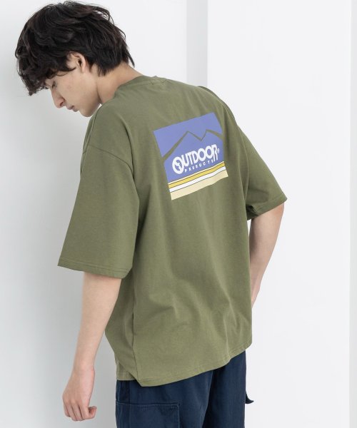 Rocky Monroe(ロッキーモンロー)/OUTDOOR PRODUCTS アウトドアプロダクツ プリントTEE 半袖Tシャツ メンズ レディース カジュアル ビッグシルエット ストリート 綿 コットン/img42