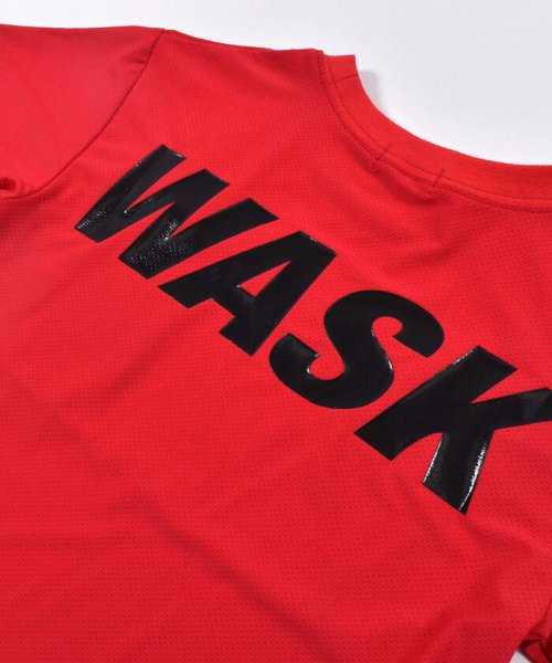 WASK(ワスク)/速乾 メッシュ ロゴ ワッペン プリント ワイド 半袖 Tシャツ (100~16/img12
