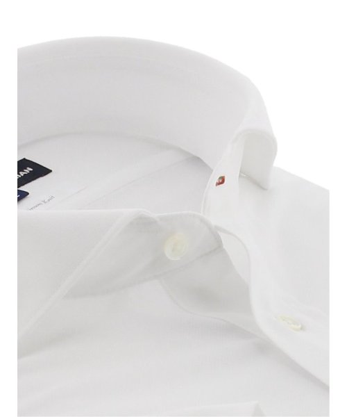 TAKA-Q(タカキュー)/Biz プラチナム鹿の子 カッタウェイ半袖ポロシャツ/img01