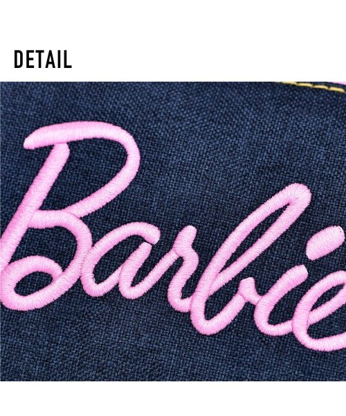 RUNNER(ランナー)/Barbie バービー デニム 刺繍 ロゴ 舟形 ポーチ/img08