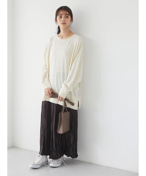 CRAFT STANDARD BOUTIQUE(クラフトスタンダードブティック)/コクーンシルエットニットチュニック《ウォッシャブル仕様》/img11