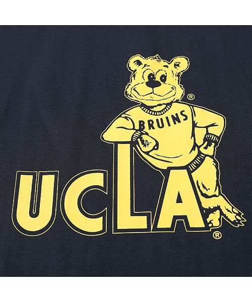 SB Select(エスビーセレクト)/UCLA ベアキャラクターロゴプリントクルーネック半袖ビッグTシャツ ユーシーエルエー Tシャツ メンズ ベア 熊 クマ ブルーインズ ジョー ルーズシルエット/img07