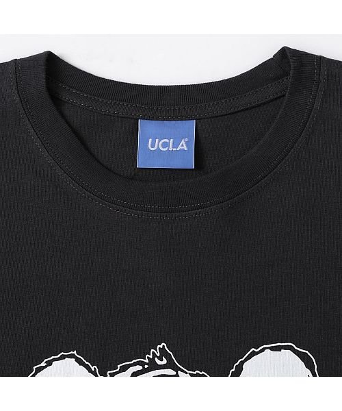 SB Select(エスビーセレクト)/UCLA ベアフェイスロゴプリントクルーネック半袖ビッグTシャツ ユーシーエルエー Tシャツ メンズ カレッジロゴ ルーズシルエット カルフォルニア ロサンゼル/img06