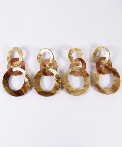 アクリルチェーン3連ピアス オシャレウォーカー Osharewalker Magaseek アクリルチェーン3連ピアス オシャレウォーカー Osharewalker Magaseek