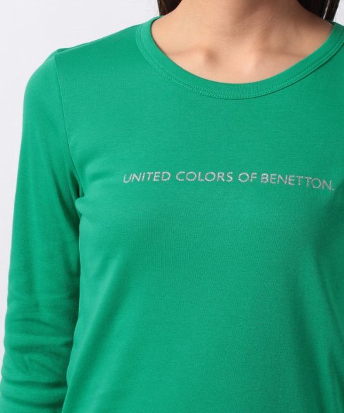 BENETTON (women)(ベネトン（レディース）)/ブランドロゴコンパクトロングTシャツ・カットソー/img07