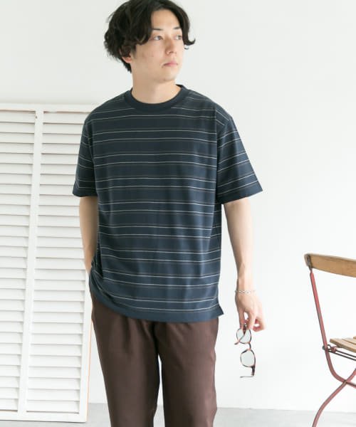 URBAN RESEARCH DOORS(アーバンリサーチドアーズ)/マルチボーダーショートスリーブTシャツ/img55