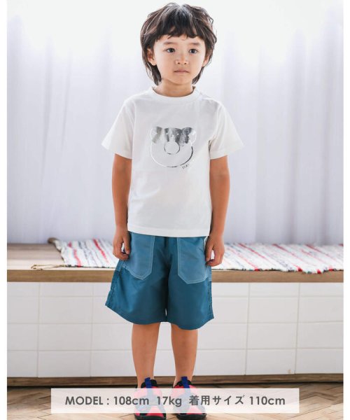 SLAP SLIP(スラップスリップ)/箔プリント アニマル ドーナツ 天竺 Tシャツ (80~130cm)/img01