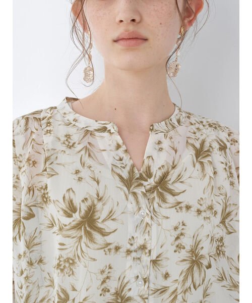 セール ボタニカル柄ワンピース イェッカ ヴェッカ Yecca Vecca Magaseek