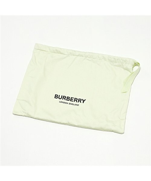 BURBERRY(バーバリー)/【BURBERRY(バーバリー)】8030365 レザー ショルダーバッグ ロゴ ポシェット 巾着 ポーチ BLACK レディース/img06