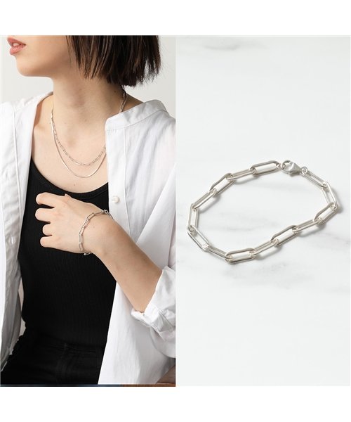 MARAMCS(マラムクス)/【MARAMCS(マラムクス)】RECTANGLE LINK CHAIN BRACELET チェーン ブレスレット アクセサリー STERLING－SILVER/img01