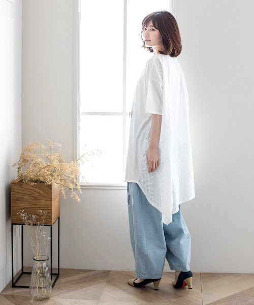 セール 30 Off 花束を抱えた女の子アップリケ切替チュニック イズ スカラー Is Scolar Magaseek セール 30 Off 花束を抱えた女の子アップリケ切替チュニック イズ スカラー Is Scolar Magaseek