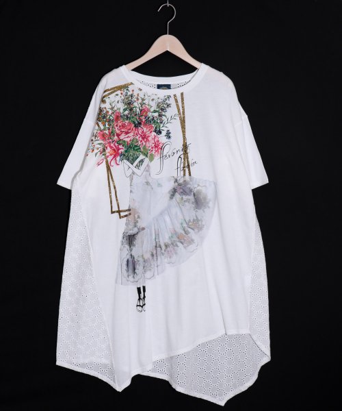 セール 30 Off 花束を抱えた女の子アップリケ切替チュニック イズ スカラー Is Scolar Magaseek セール 30 Off 花束を抱えた女の子アップリケ切替チュニック イズ スカラー Is Scolar Magaseek