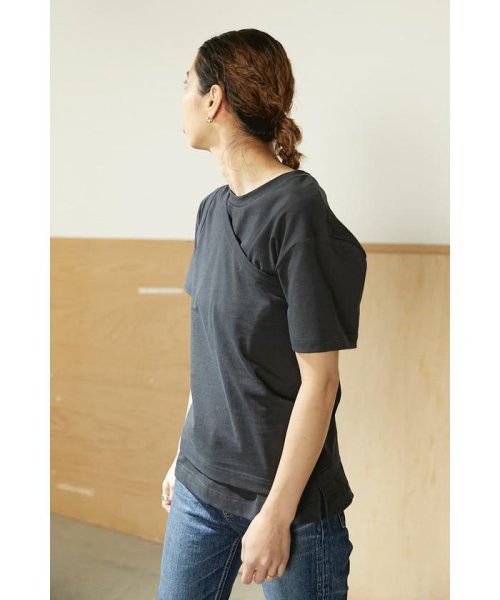 BLACK BY MOUSSY(ブラックバイマウジー)/basic wide t－shirt/img12