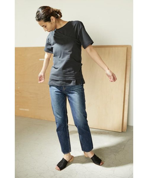BLACK BY MOUSSY(ブラックバイマウジー)/basic wide t－shirt/img13