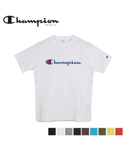 CHAMPION(チャンピオン)/チャンピオン Champion Tシャツ 半袖 メンズ レディース ベーシック BASIC T－SHIRT ブラック ホワイト グレー ネイビー ブラウン ブル/img01
