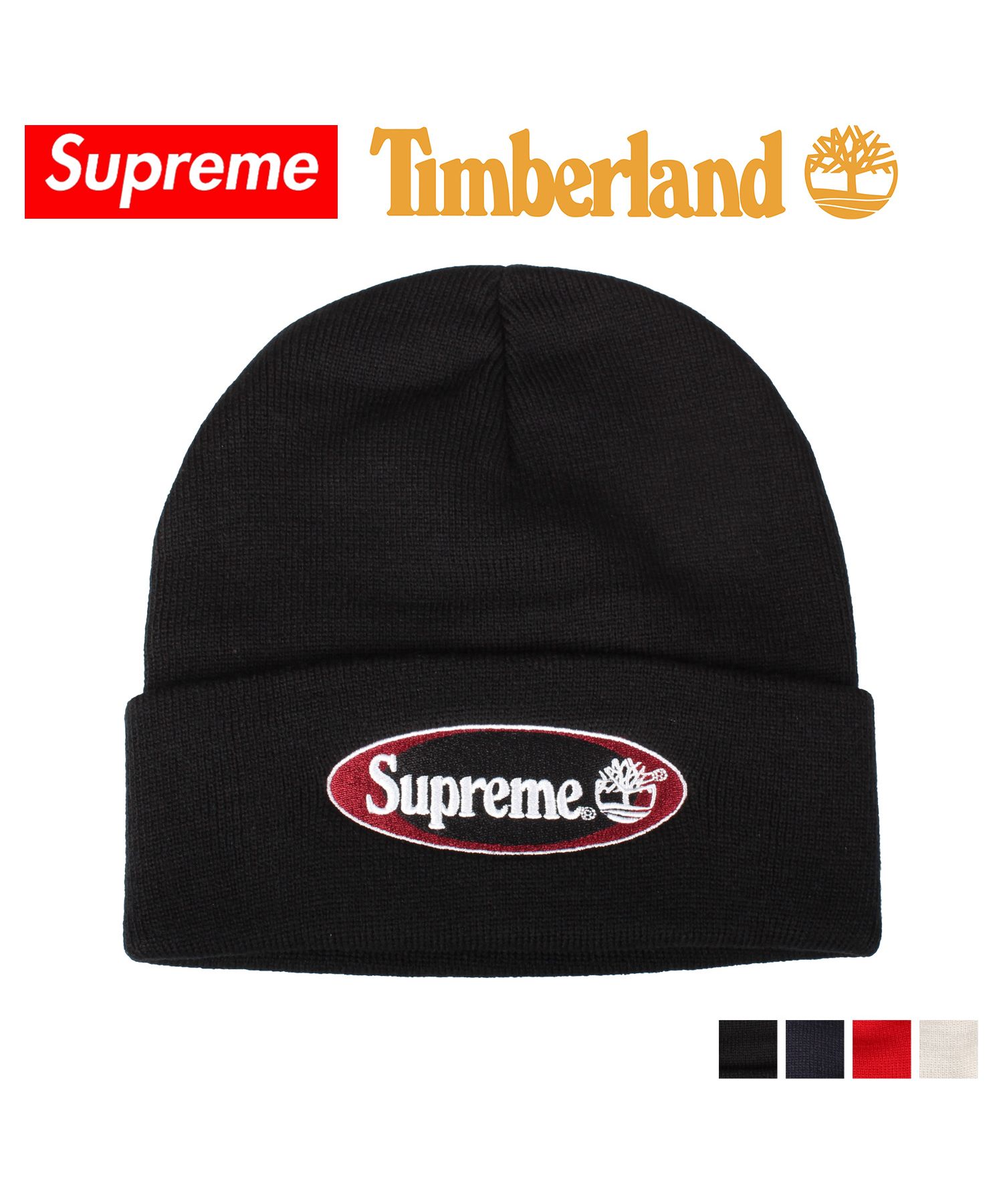 Supreme Timberland シュプリーム ティンバーランド ニットキャップ ビーニーキャップ ビーニー帽 メンズ レディース コラボ  BEANIE ブ