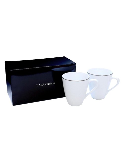 ララクリスティー Lara Christie ペアマグカップ スノープラチナ ノリタケ マグカップ セット Lh95 0001 ララクリスティー Lara Christie Magaseek