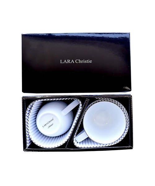 LARA Christie(ララクリスティー)/ララクリスティー ペアマグカップ ノリタケ スノープラチナ コップ セット lh95－0001/img06