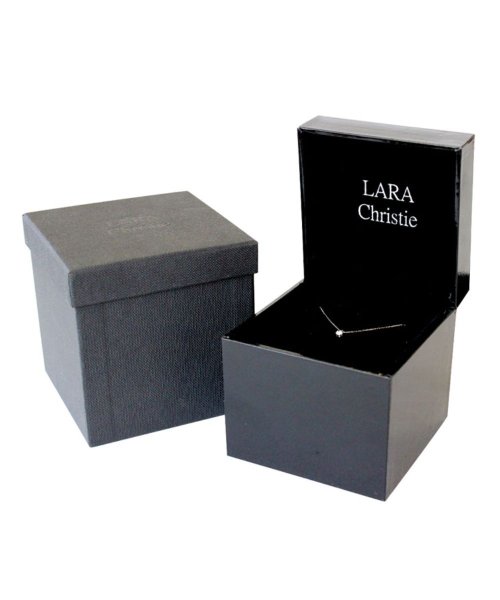 LARA Christie(ララクリスティー)/ララクリスティー ダイヤモンド スリーストーン ネックレス 3石 0.15ct K18 イエローゴールド/img12