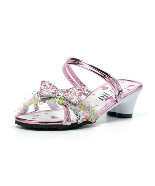 セール 50 Off サンダル キッズ ジュニア サンダル 女の子 リボン かわいい つっかけ ヒール Di 1984 フットプレイス Foot Place Magaseek