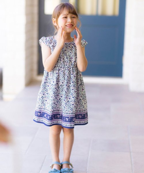 セール 30 Off 総柄サマー ワンピース エニファム キッズ Anyfam Kids Magaseek