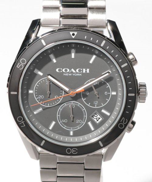 COACH(コーチ)/【COACH】コーチ　14602515　PRESTON　プレストン　ステンレススチールベルト　黒文字盤　 41mm　クォーツ　クロノグラフ/img01