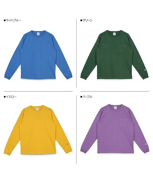 セール チャンピオン Champion チャンピオン Champion Tシャツ 長袖 ロンt カットソー メンズ レディース 無地 Made In Usa Long Sleeve T Shirt ブ Magaseek