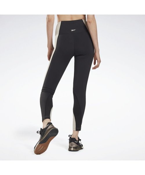 Reebok(Reebok)/Lux ハイライズ カラーブロック レギンス / Lux High－Rise Colorblock Leggings/img01