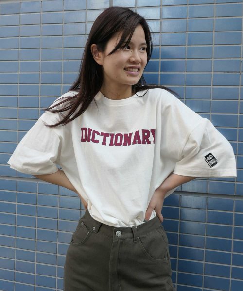 LOWYBYCORNERS(コーナーズ)/DICTIONARYカレッジロゴオーバーサイズTシャツ/img06