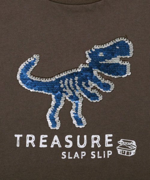 SLAP SLIP(スラップスリップ)/恐竜 スパンコール 天竺 Tシャツ (100~130cm)/img14
