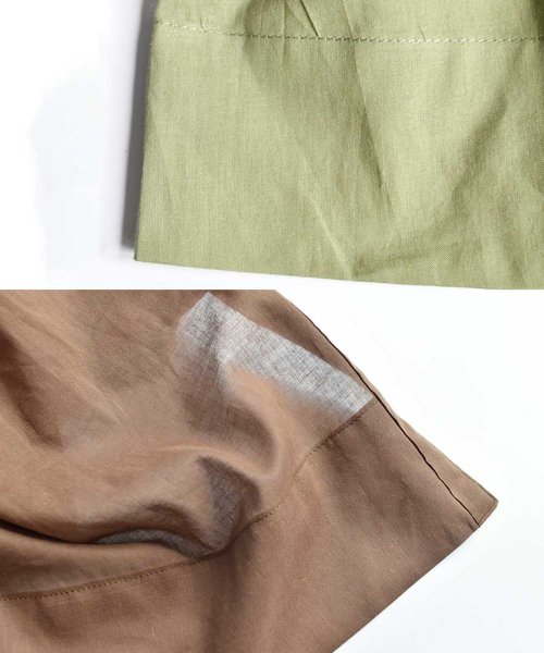 ARGO TOKYO(アルゴトウキョウ)/Cotton shirt sleeveless volume one－piece 2901402　コットンシャツスリーブレスボリュームワンピース　シャツワンピー/img35