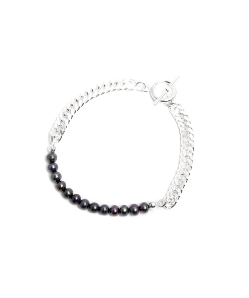 MAISON mou(メゾンムー)/【YArKA/ヤーカ】pearl & kihei chain bracelet/[plb]/パール&シルバーチェーンブレスレット silver925/img03