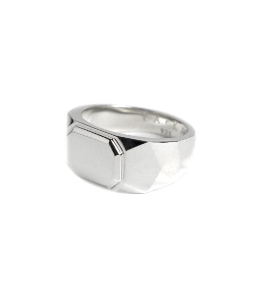 MAISON mou(メゾンムー)/【YArKA/ヤーカ】deformed octagon pedestal design ring[dod]/変形八角形台座リング silver925/img12