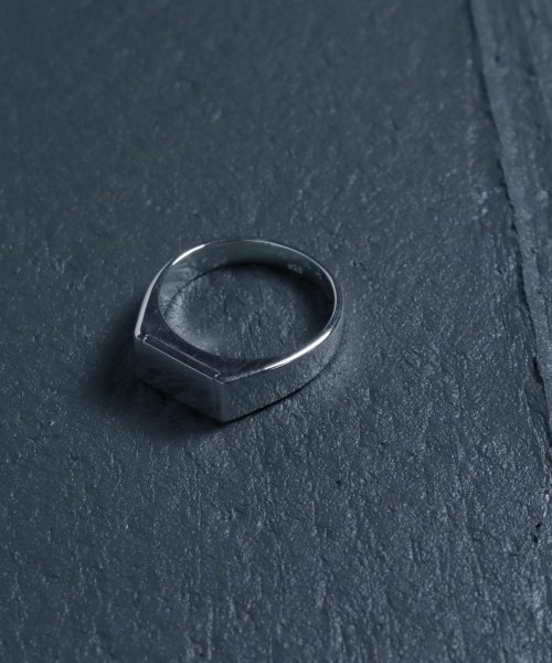 MAISON mou(メゾンムー)/【YArKA/ヤーカ】rectangle design ring[drr]/長方形デザインリング silver925/img01