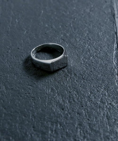 MAISON mou(メゾンムー)/【YArKA/ヤーカ】rectangle design ring[drr]/長方形デザインリング silver925/img03