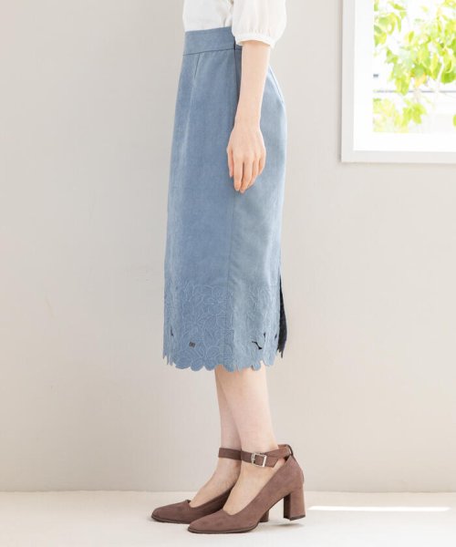 MISCH MASCH(ミッシュマッシュ)/裾刺繍ピーチタイトスカート/img02