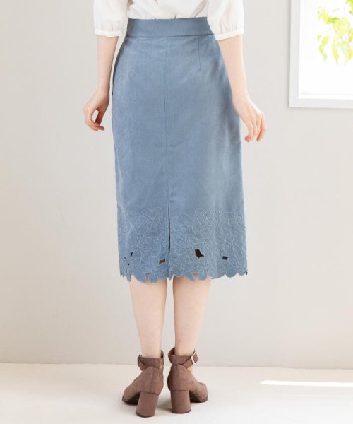 MISCH MASCH(ミッシュマッシュ)/裾刺繍ピーチタイトスカート/img03