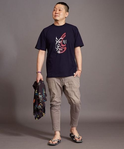 KAYA(カヤ)/【カヤ】歌舞伎ノ幅広メンズTシャツ 7JS－1202/img01