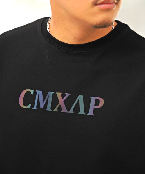 LUXSTYLE(ラグスタイル)/CMXAPオーロラプリントロゴテープノースリーブTシャツ/ノースリーブ Tシャツ メンズ ロゴ プリント ロゴテープ/img11