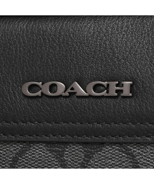 COACH(コーチ)/コーチ アウトレット ショルダーバッグ クロスボディーバッグ シグネチャー  ブラック グレー メンズ COACH C4149 QBMI5/img08