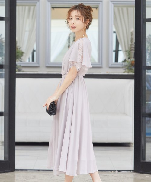 セール 40 Off 結婚式 ワンピース パーティードレス レース 大きいサイズ 小さいサイズ ロング 袖あり 春 夏 秋 冬 パーティドレス 二次会 謝恩会 大学生 レース 成人式 ニアナ Niana Magaseek