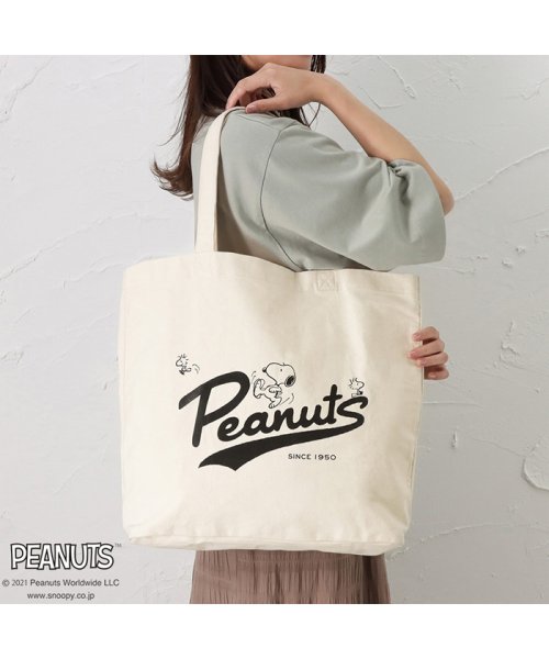 MAC HOUSE(women)(マックハウス（レディース）)/PEANUTS 帆布コンパクトトート ST－0010－3/img01