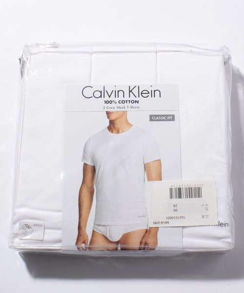 marukawa shonan(marukawa shonan)/【Calvin Klein/カルバンクライン】クルー無地Tシャツ 3枚セット パックTシャツ/CK－U4001 メンズ インナー カジュアル デイリー パックT/img16