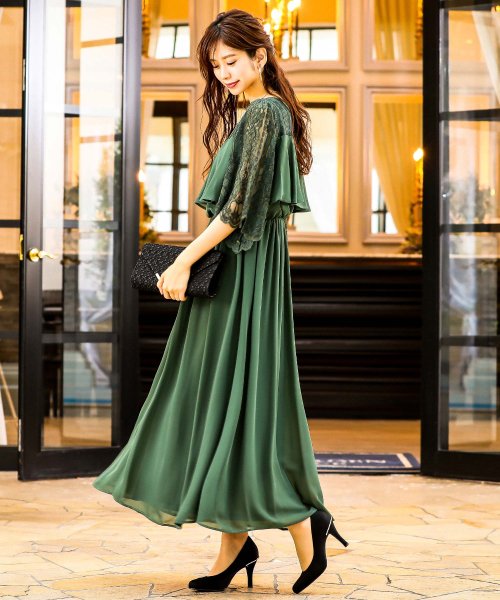 セール ニアナ Niana パーティードレス レース チュール 袖コンシャス マタニティ 授乳口付き お宮参り 授乳 七五三 ママ 母親 ウエストゴム大きいサイズ結婚式 ワンピース パーティ Magaseek