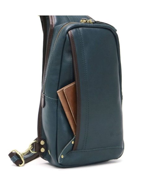 ダブルス ボディバッグ DOUBLES バッグ ショルダーバッグ ワンショルダーバッグ YIX スリングバッグ 本革 レザー 斜めがけ YIX－1401 また