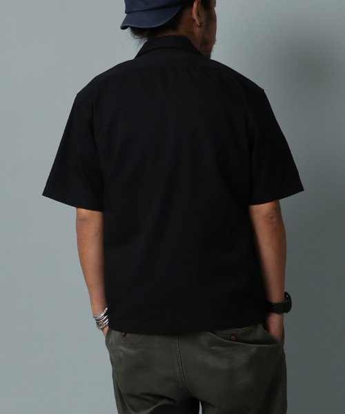 marukawa shonan(marukawa shonan)/【Dickies/ディッキーズ】ツイル ワークシャツ/メンズ シャツ 半袖 アメカジ ワーク カジュアル ユニセックス ストリート スケート オーバーサイズ/img03