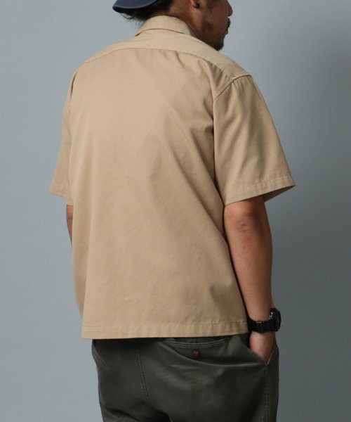 marukawa shonan(marukawa shonan)/【Dickies/ディッキーズ】ツイル ワークシャツ/メンズ シャツ 半袖 アメカジ ワーク カジュアル ユニセックス ストリート スケート オーバーサイズ/img24